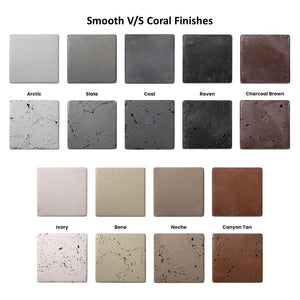 Phoenix - Smooth Finishes vs Coral Finishes - Majestic Fountains and More