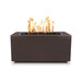 TOP Fires Pismo Rectangle Fire Pit in Powder Coated Steel by The Outdoor Plus - Majestic Fountains