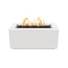 TOP Fires Pismo Rectangle Fire Pit in Powder Coated Steel by The Outdoor Plus - Majestic Fountains