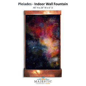 Harvey Gallery Pleiades - The Seven Sisters Star Cluster - Indoor Wall Fountain - Majestic Fountains