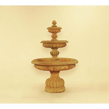Provence Concrete 3 Tier Outdoor Garden Fountain - Majestic Fountains