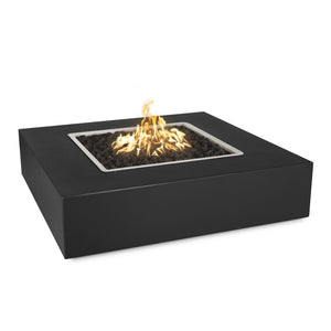 TOP Fires Quad Square Fire Pit in Powder Coated Steel by The Outdoor Plus - Majestic Fountains