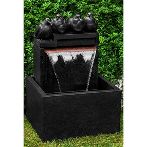 Quartet Fountain in Cast Stone by Campania International FT-314 - Majestic Fountains