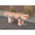 Red Onyx Bench 45" Length - ABBR045 - Majestic Fountains