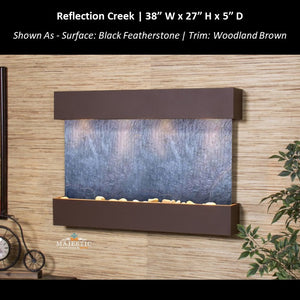 Adagio Reflection Creek 27"H x 38"W- Indoor Wall Fountain - Majestic Fountains