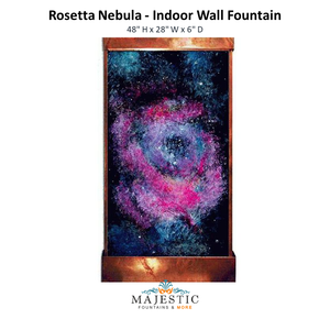 Harvey Gallery Rosette Nebula - Indoor Wall Fountain - Majestic Fountains