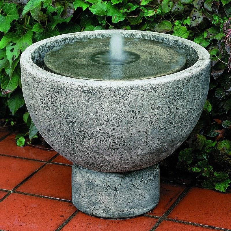 Rustica Pot Fountain in Cast Stone by Campania International FT-49 - Majestic Fountains