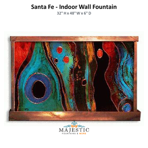 Harvey Gallery Santa Fe - Indoor Wall Fountain - Majestic Fountains