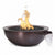 TOP Fires Sedona Fire & Water Bowl in Copper by The Outdoor Plus - Majestic Fountains