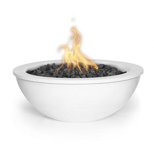 TOP Fires Sedona Round Fire Bowl in Powder Coated Steel by The Outdoor Plus - Majestic Fountains