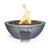 TOP Fires Sedona Powder Coated Steel Fire & Water Bowl by The Outdoor Plus - Majestic Fountains