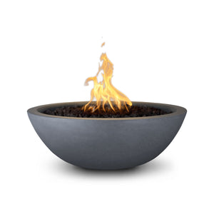TOP Fires Sedona Round Fire Bowl in GFRC Concrete by The Outdoor Plus - Majestic Fountains