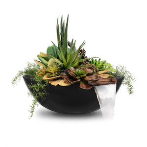 TOP Fires Sedona Planter & Water Bowl in GFRC Concrete by The Outdoor Plus - Majestic Fountains