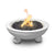 Sedona Fire Bowl with Round Legs in Powder Coated Metal by The Outdoor Plus + Free Cover