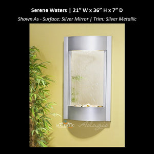 Adagio Serene Waters 36"H x 21"W - Indoor Wall Fountain - Majestic Fountains