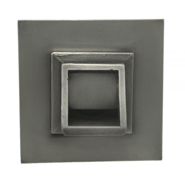 Short Square Scupper with Square Backplate - Majestic Fountains
