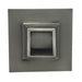 Short Square Scupper with Square Backplate - Majestic Fountains