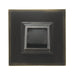 Short Square Scupper with Square Backplate - Majestic Fountains