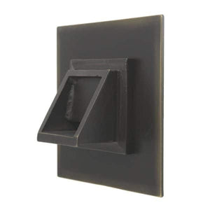 Short Square Scupper with Square Backplate - Majestic Fountains
