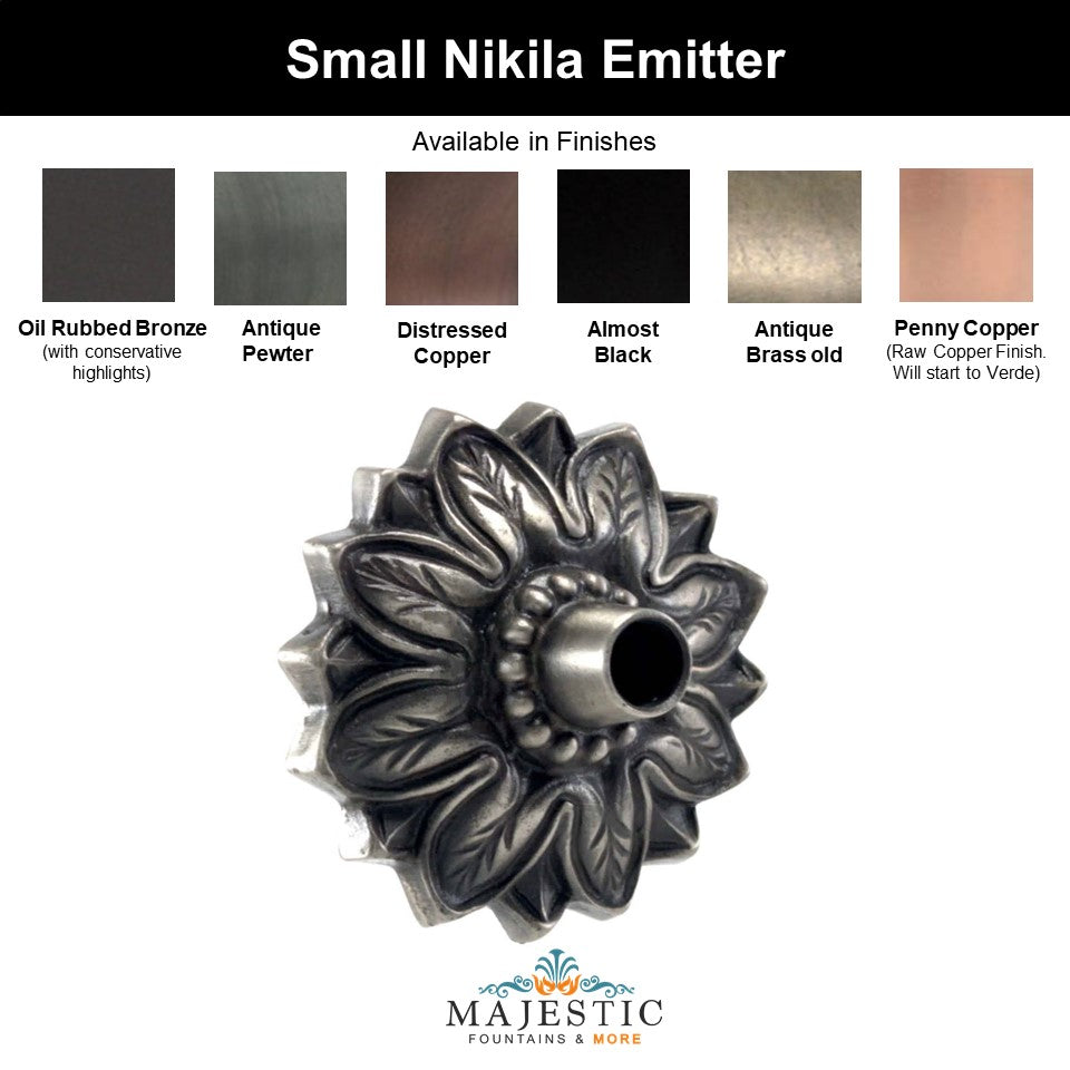 Nikila Emitter – Small - Majestic Fountains