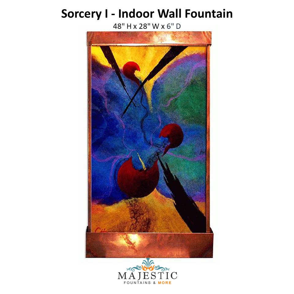 Harvey Gallery Sorcery I - Indoor Wall Fountain - Majestic Fountains