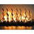 TOP Fires - Stainless Steel or Black Fireplace Waves Ornament -The Outdoor Plus - Majestic Fountains