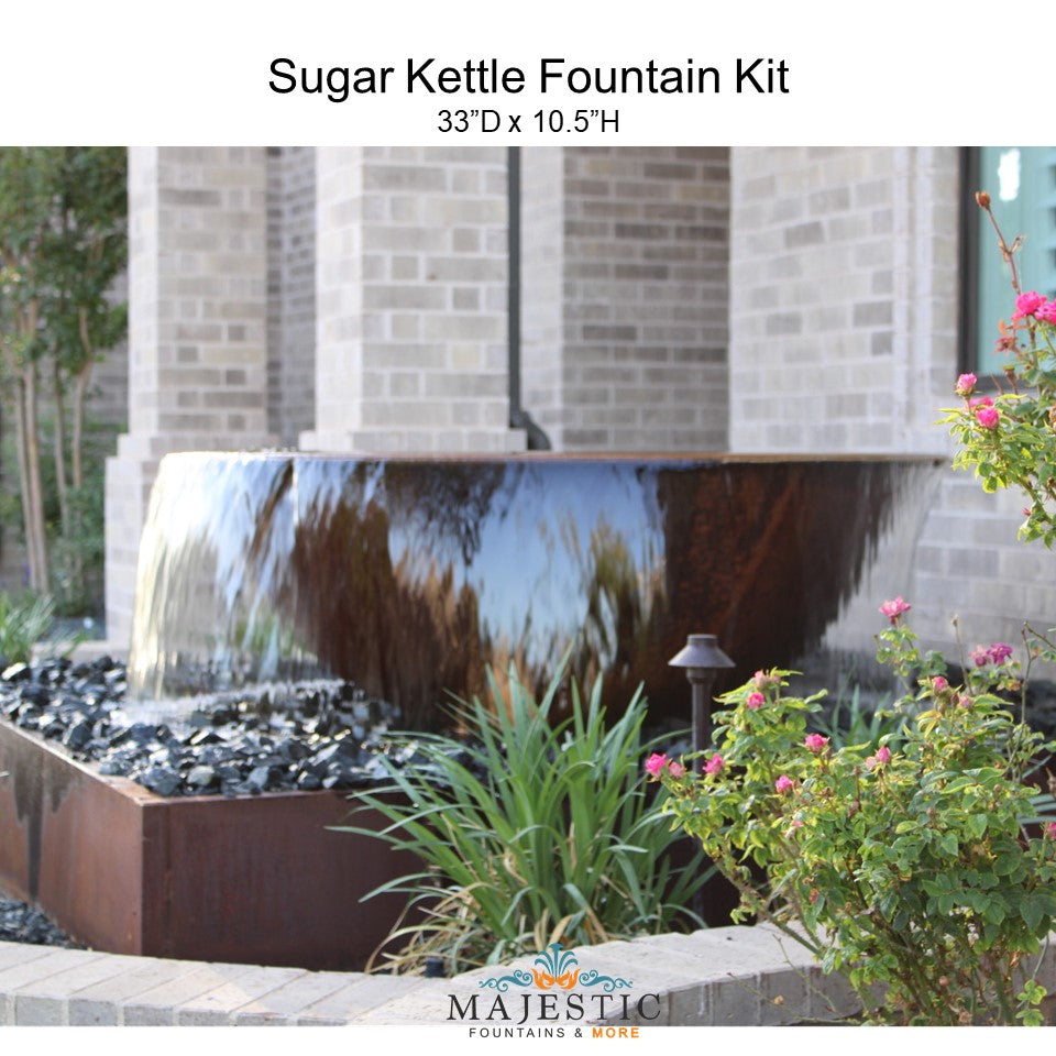 Sugar Kettle Fountain - Majestic Fountains and More