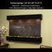Adagio Sunrise Springs 35"H x 52"W - Indoor Wall Fountain - Majestic Fountains