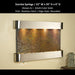 Adagio Sunrise Springs 35"H x 52"W - Indoor Wall Fountain - Majestic Fountains