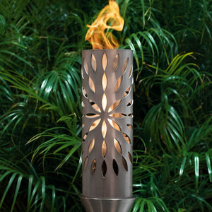 TOP FIRES SUNSHINE Fire Torch 14" in Stainless Steel - Majestic Fountains