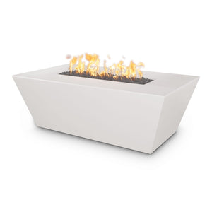 TOP Fires Angelus Rectangle Fire Pit in GFRC Concrete Fire Pit by The Outdoor Plus - Majestic Fountains