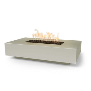 TOP Fires Cabo linear Fire Pit in GFRC Concrete by The Outdoor Plus - Majestic Fountains