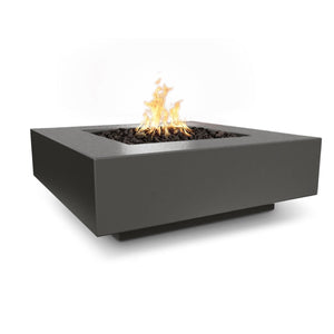 TOP Fires Cabo Square Fire Pit in GFRC Concrete by The Outdoor Plus - Majestic Fountains