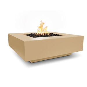 TOP Fires Cabo Square Fire Pit in GFRC Concrete by The Outdoor Plus - Majestic Fountains