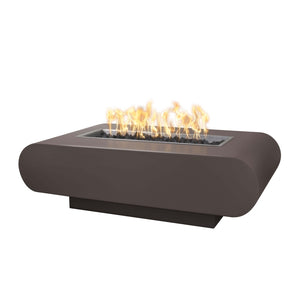TOP Fires La Jolla Rectangle Fire Pit in Powder Coated Steel by The Outdoor Plus - Majestic Fountains