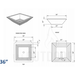 TOP Fires Maya Planter Bowl in GFRC by The Outdoor Plus - Majestic Fountains