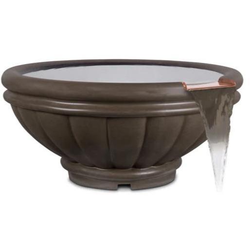 TOP Fires Roma Water Bowl in GFRC Concrete The Outdoor Plus - Majestic Fountains