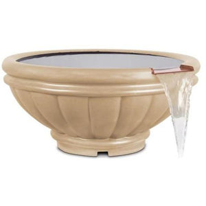 TOP Fires Roma Water Bowl in GFRC Concrete The Outdoor Plus - Majestic Fountains