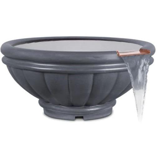 TOP Fires Roma Water Bowl in GFRC Concrete The Outdoor Plus - Majestic Fountains