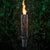 TOP FIRES TROPICAL Fire Torch 14" in Stainless Steel - Majestic Fountains