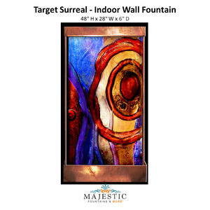 Harvey Gallery Target Surreal - Indoor Wall Fountain - Majestic Fountains