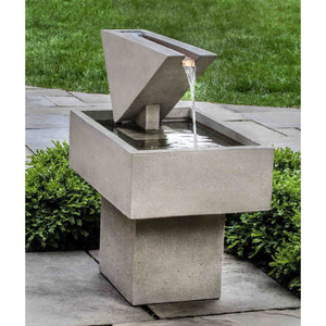 Triad Fountain in Cast Stone by Campania International FT-285 - Majestic Fountains