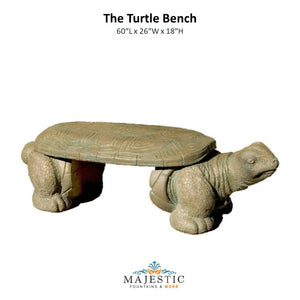 Turtle Bench - Majestic Fountains and More