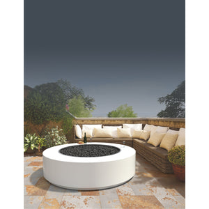 TOP Fires Unity 24" Tall Fire Pit in Powder Coated Steel by The Outdoor Plus - Majestic Fountains