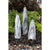 White Gray Marble - Triple stone Pillar Fountain Kit - Majestic Fountains