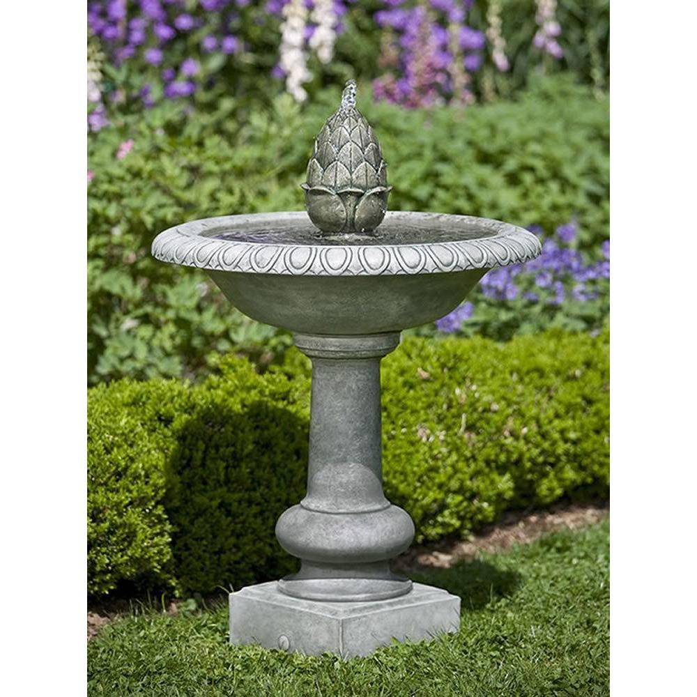 Williamsburg Pineapple Fountain in Cast Stone by Campania International FT-133 - Majestic Fountains