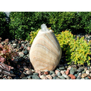 Yellow Onyx - Almond Fountain Kit - Choose from  mutiple sizes - Majestic Fountains