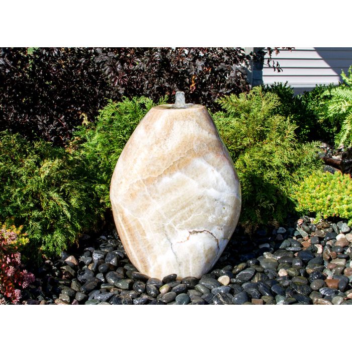 Yellow Onyx - Almond Fountain Kit - Choose from  mutiple sizes - Majestic Fountains