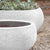 Zaha Bowl Planters - Set of 3 - White Coral in Cold Painted Pottery By Campania - Majestic Fountains and More