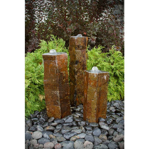 Basalt Column - Polished Tops - Complete Fountain Kit - Majestic Fountains